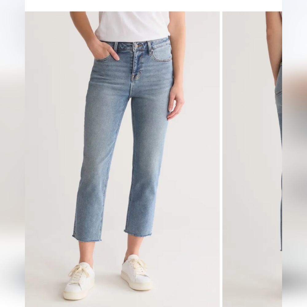 Vigoss Stevie Crop Straight Blue Women's Jeans NWT 30 Denim Casual